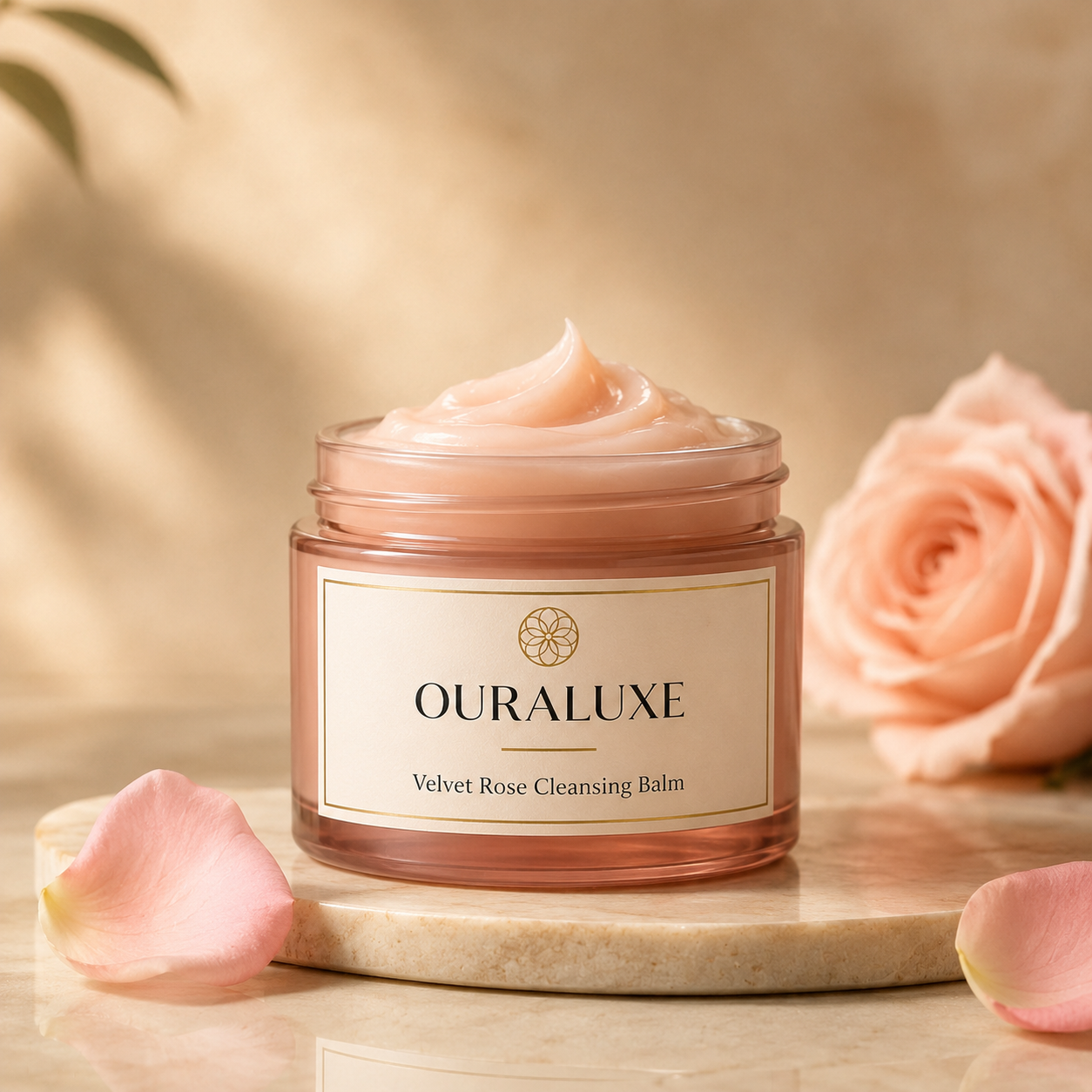 Ouraluxe Velvet Rose Cleansing Balm